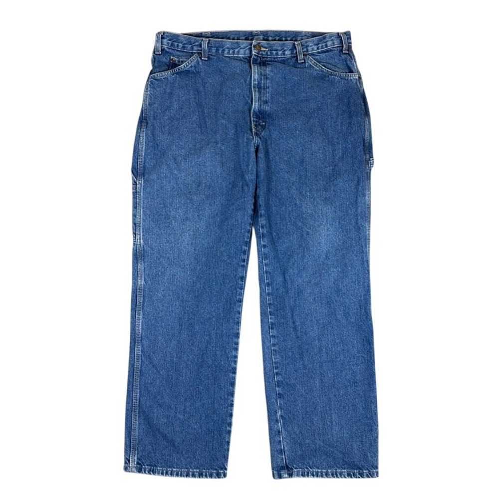 Dickies Mens Carpenter Jeans 40x30 Medium Wash Blue Denim Utility Work Pants
